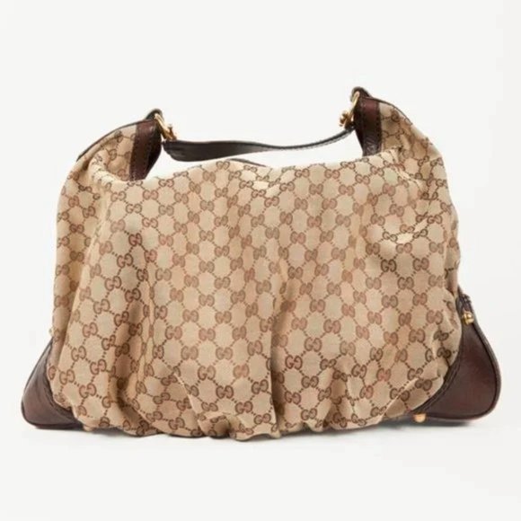 Gucci Jockey Supreme Canvas Large Hobo Bag - Picture 4 of 10